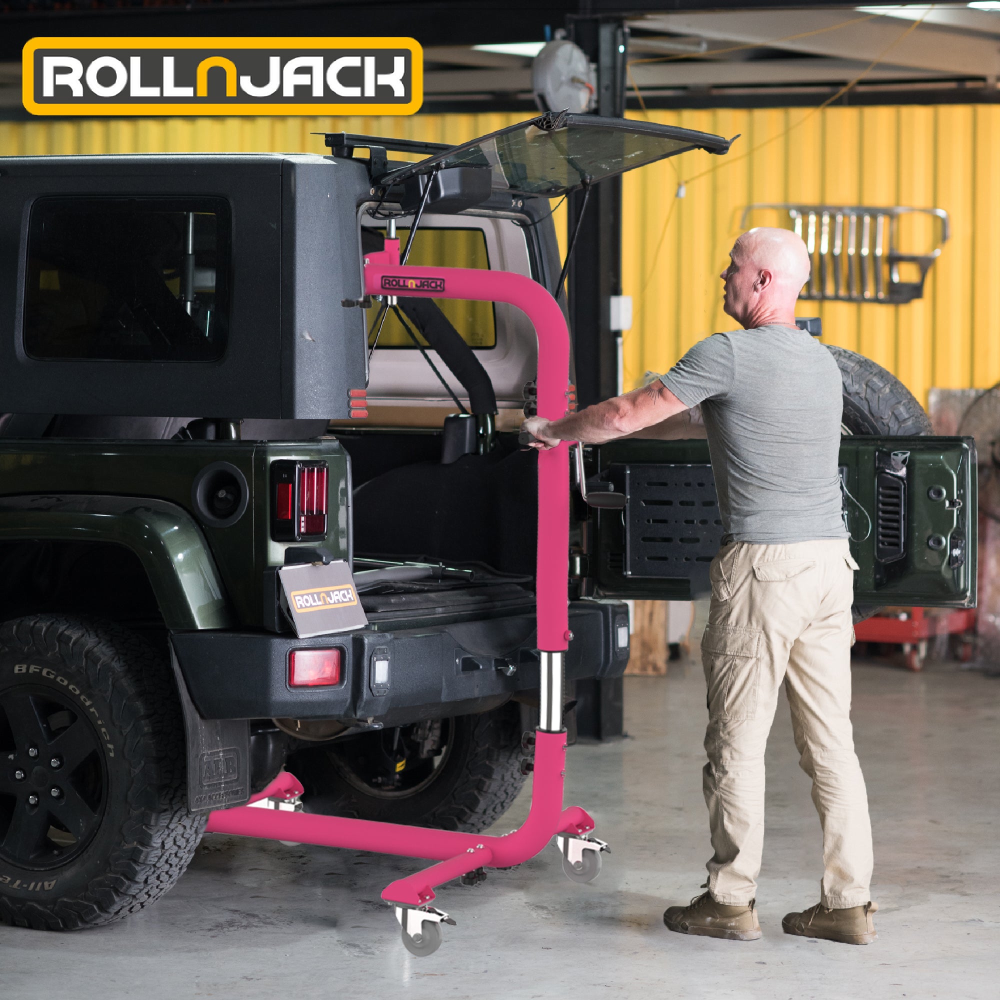 Pink RollnJack Lift
