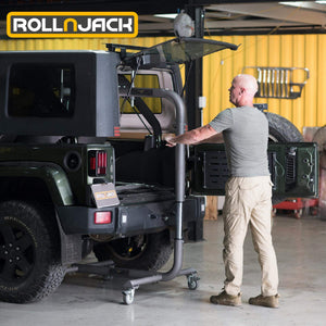 RollnJack Jeep Hardtop Removal & Storage Device
