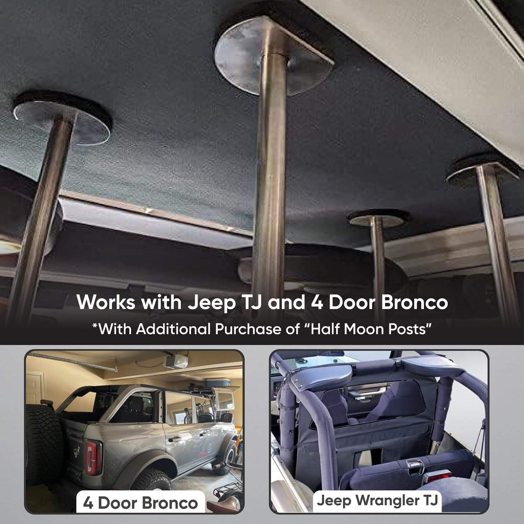 RollnJack Jeep Hardtop Removal & Storage Device