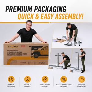 RollnJack Jeep Hardtop Removal & Storage Device