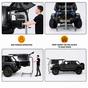 RollnJack Jeep Hardtop Removal & Storage Device